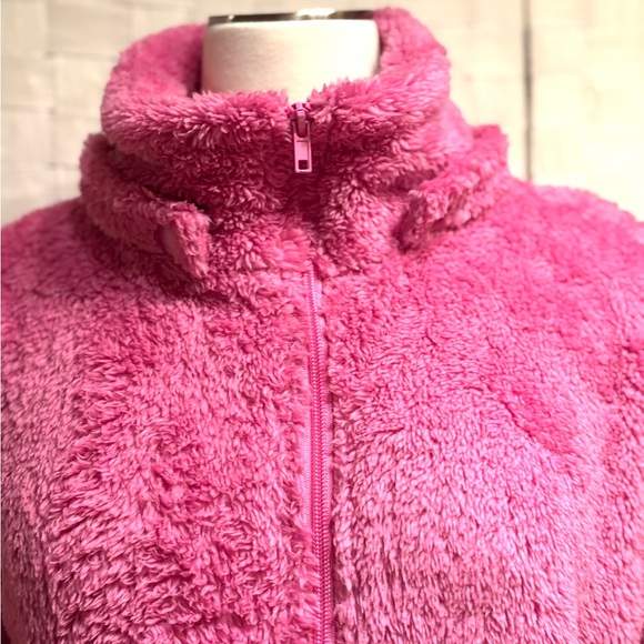 G BY GIULIANA THE CLOUD WOMEN’S ZIP FRONT HOODED JACKET IN MAUVE  SIZE XS - Picture 6 of 9